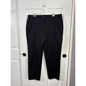 Talbots Relaxed Fit Navy Chino Women's Pants Size 14
